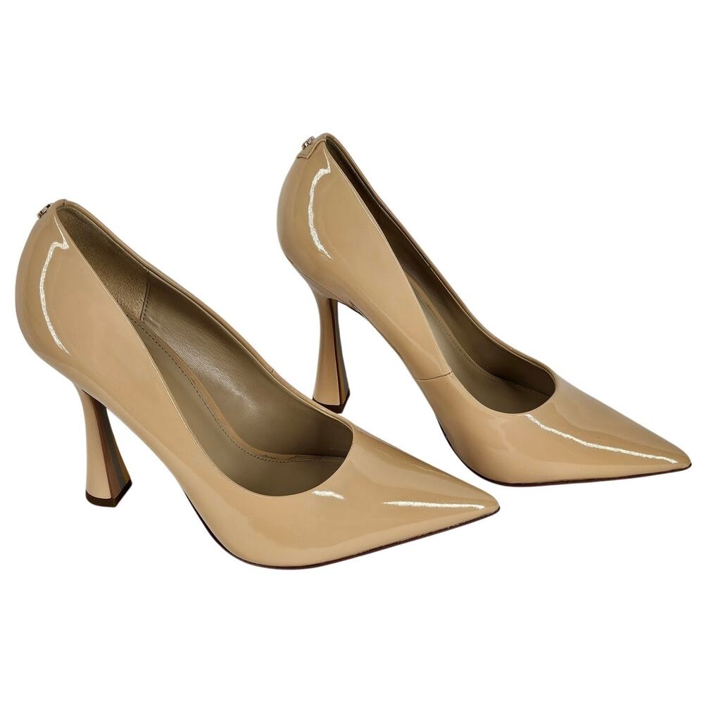 Sam Edelman Beige Patent Leather Heels